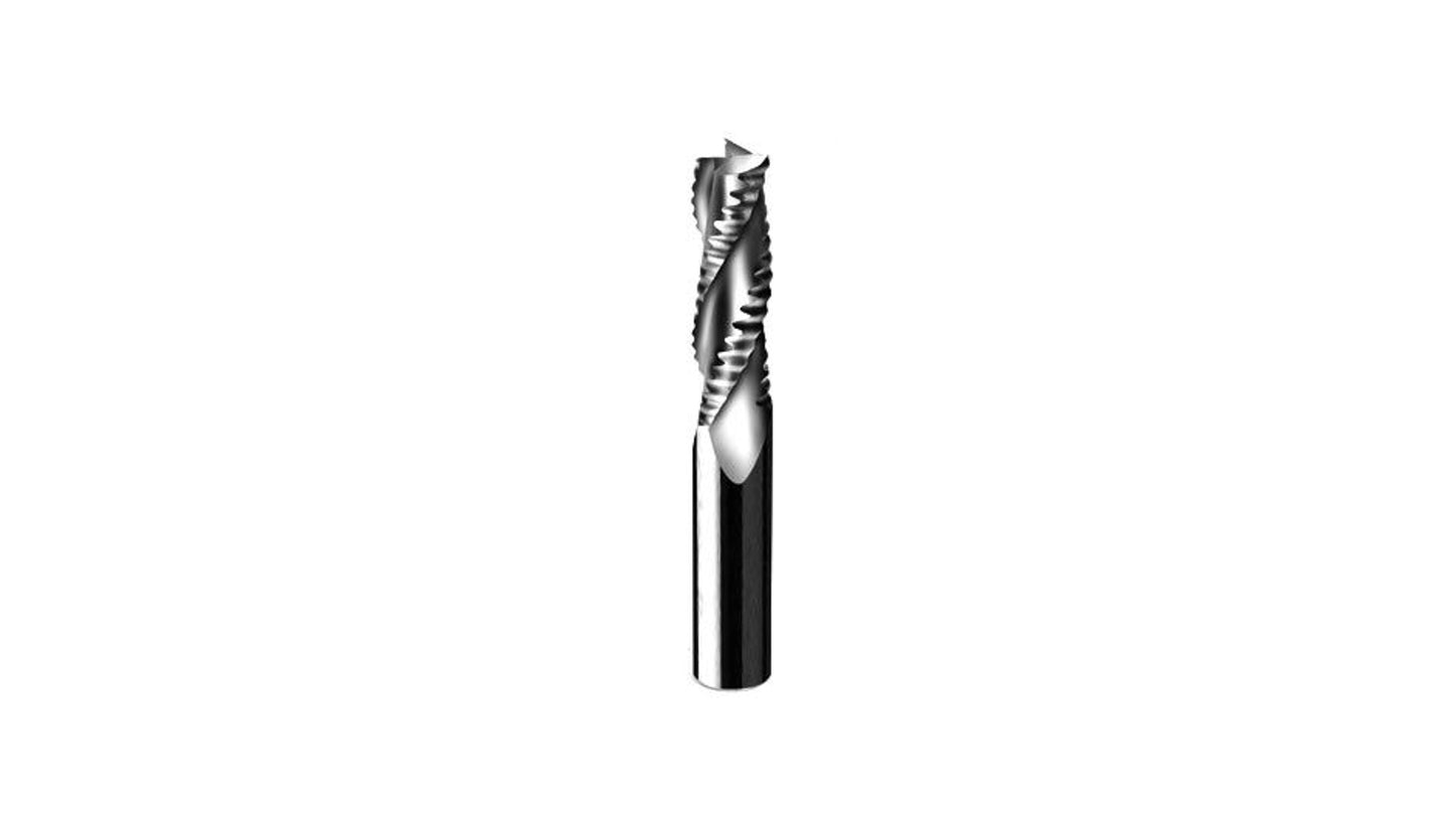 016-2064RX: 3FL Spiral Rougher Downcut; 5/8"SH; 5/8"CD; 2"CL; The RX series of bits lasts 50% longer than other premium CNC bits.